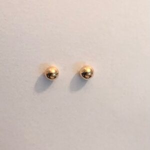 14k Yellow Gold Stud Earrings